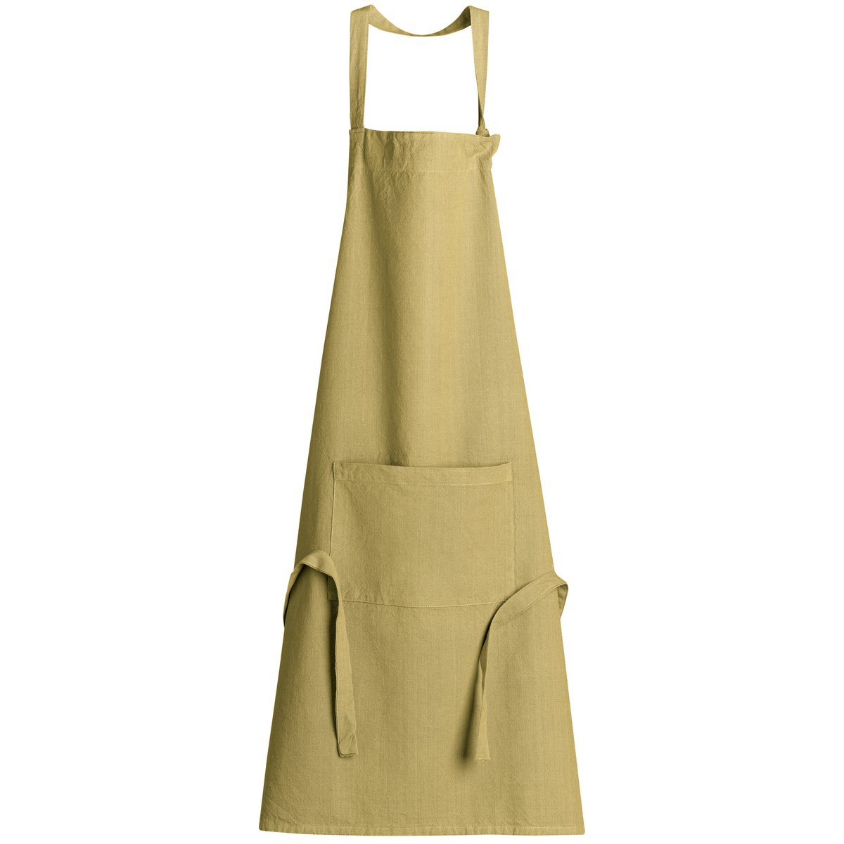 Recycled kitchen apron Ada Khaki 72 x 85