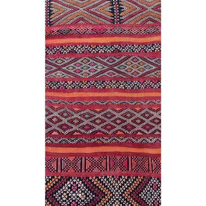 Pure wool Moroccan Kilim Berber rug 150 x 285 cm