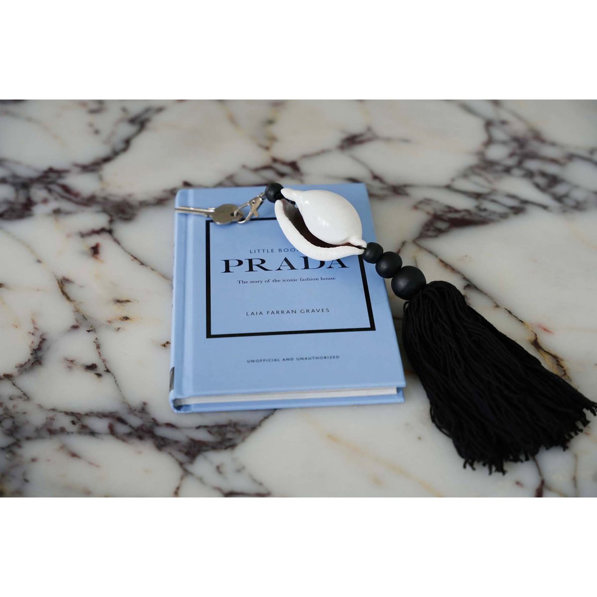 The Togian Keychain - Black White