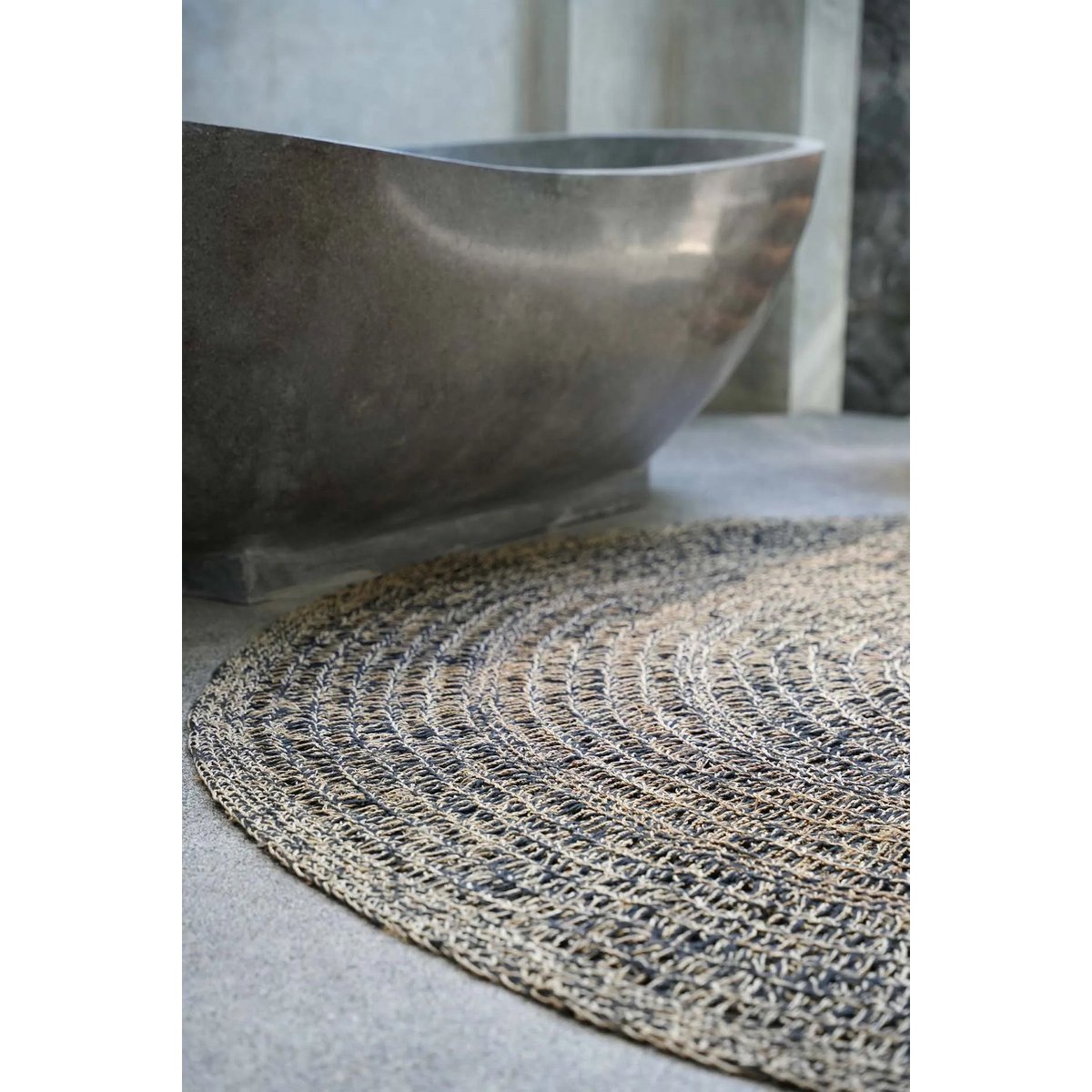 The Seagrass Carpet - Natural Black - 100