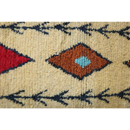 Pure wool Moroccan Berber hallway rug 73 x 343 cm