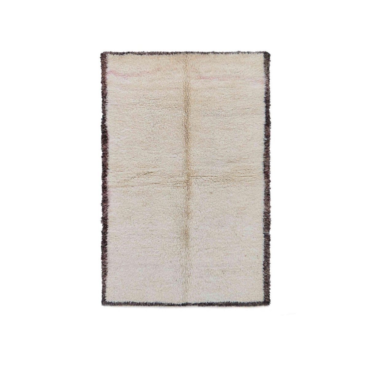 Pure wool Moroccan Berber rug 146 x 212 cm