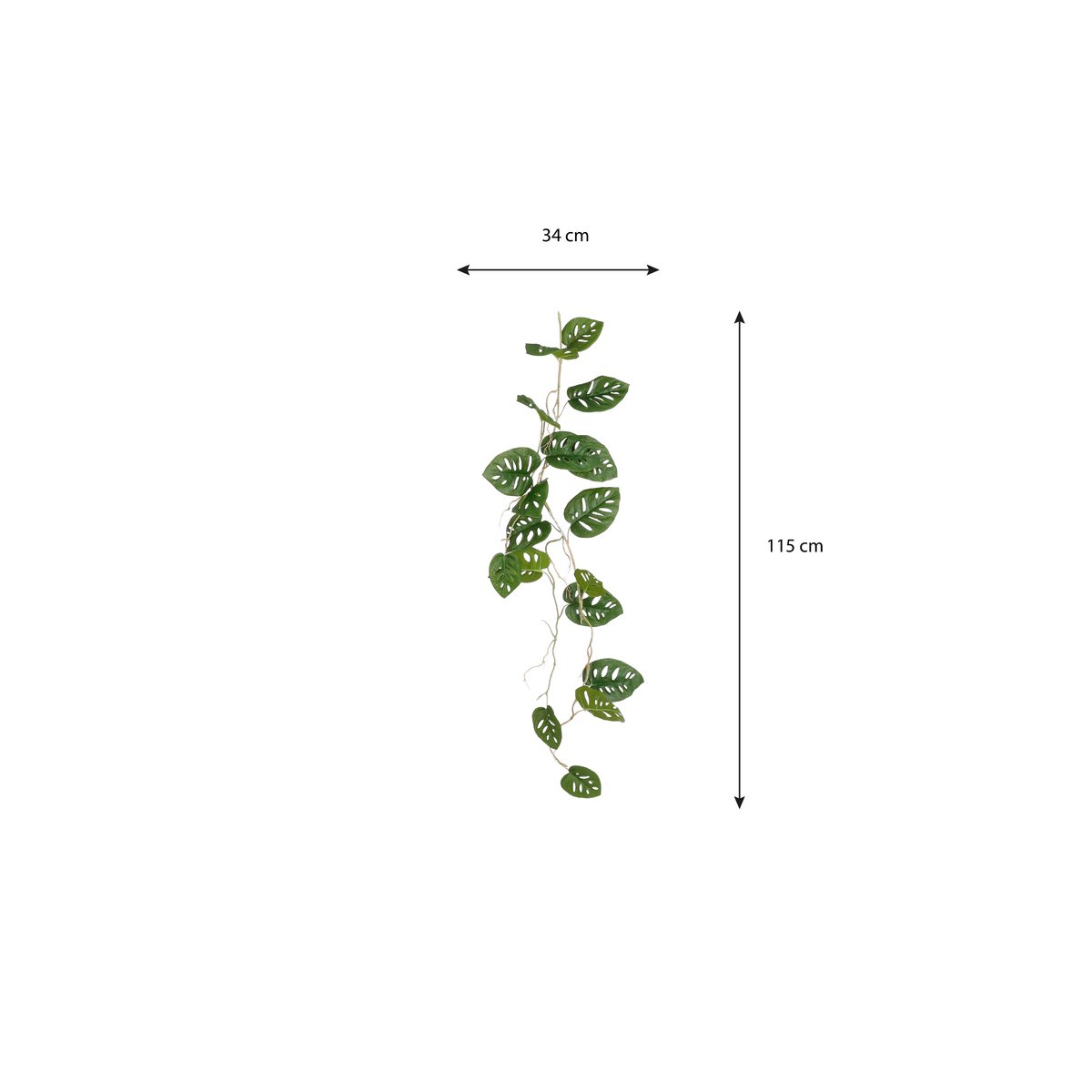 Artificial plant Monstera green