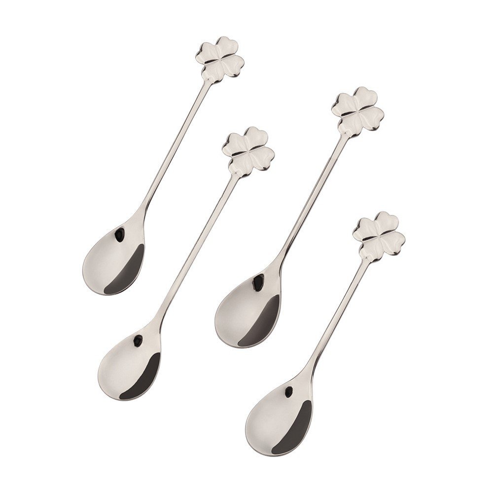 Trefle silver spoon - Lot of 6