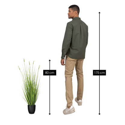 Artificial Plant Ornamental Grass White