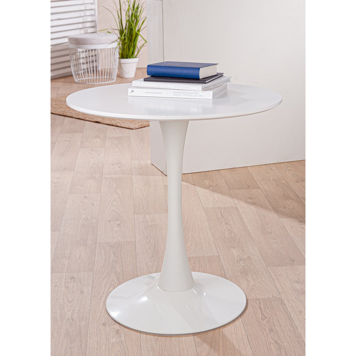 Round table, white H.72.5 cm