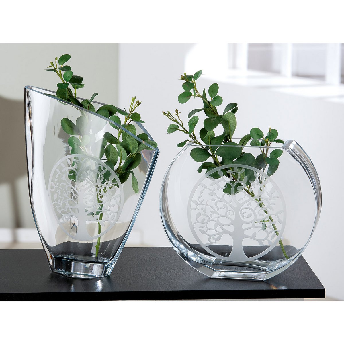 Glasart decorative vase “Tree of Life”