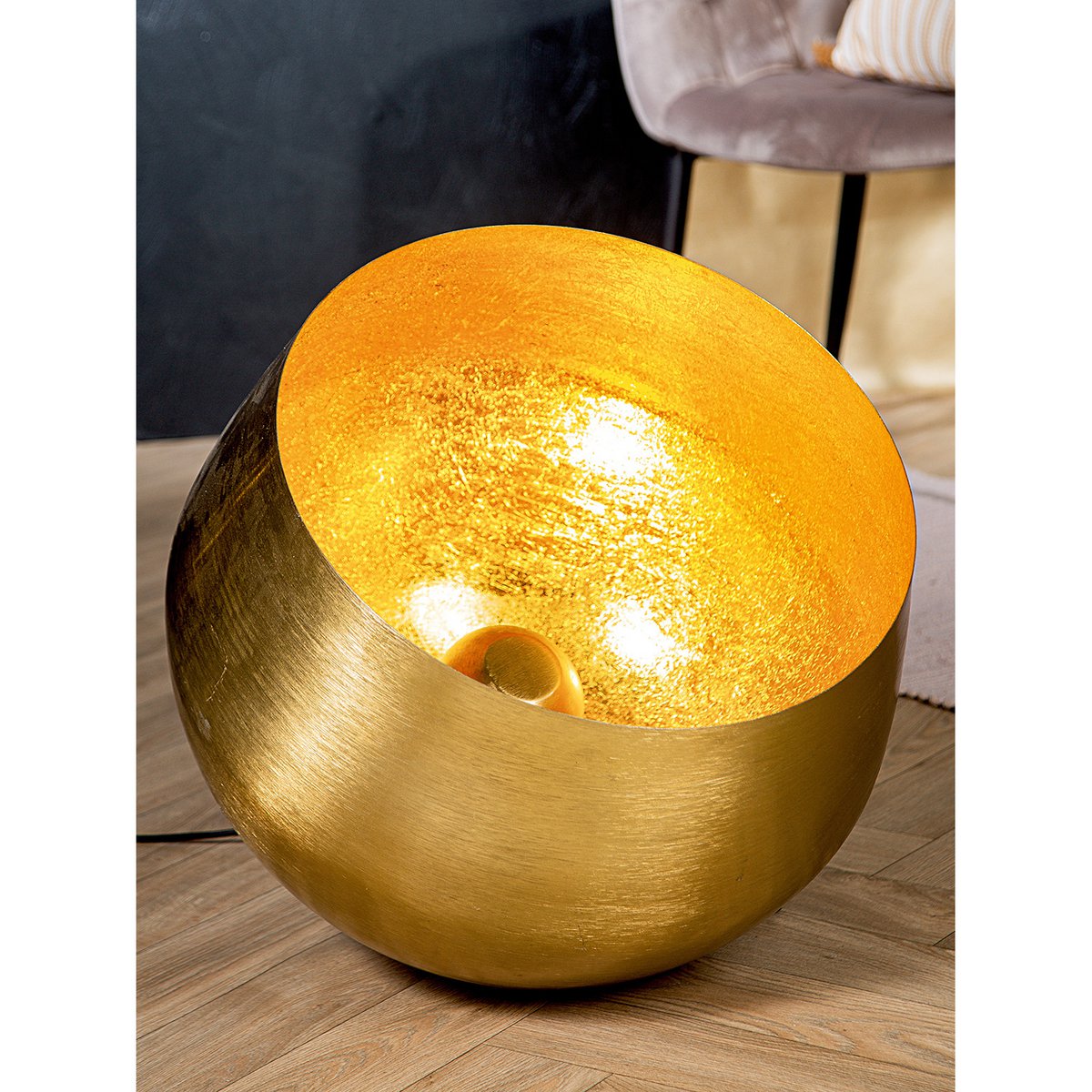 Gold Meteo floor lamp