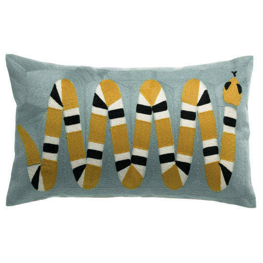 Yoka Ciel embroidered cushion 30 x 50