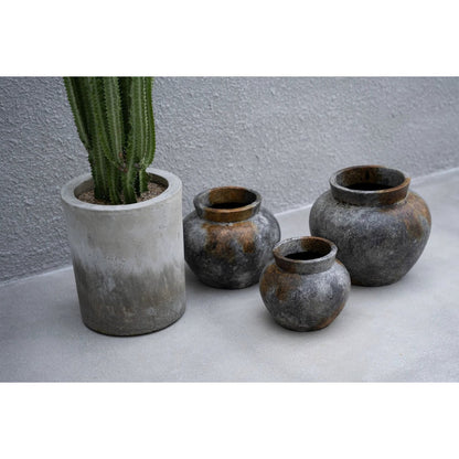 The Funky Vase - Antique Grey - M