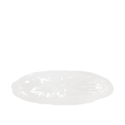 37cm white oval oval dish