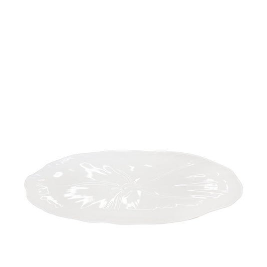 37cm white oval oval dish