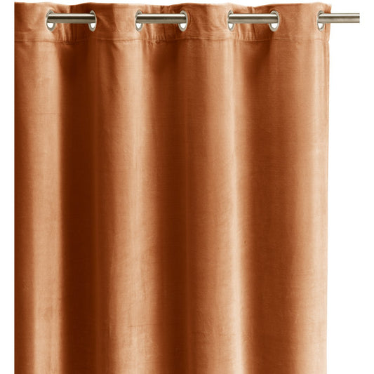 Plain curtain Elise Rouille 140 x 280