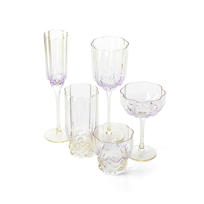 The Pink Blush Wine Glass - Pink