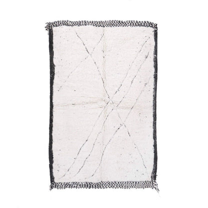 Pure wool Moroccan Berber rug 159 x 239 cm