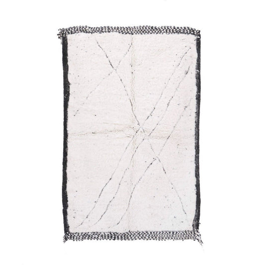 Pure wool Moroccan Berber rug 159 x 239 cm