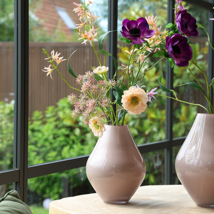 Vase - Lesse metallic pastel pink