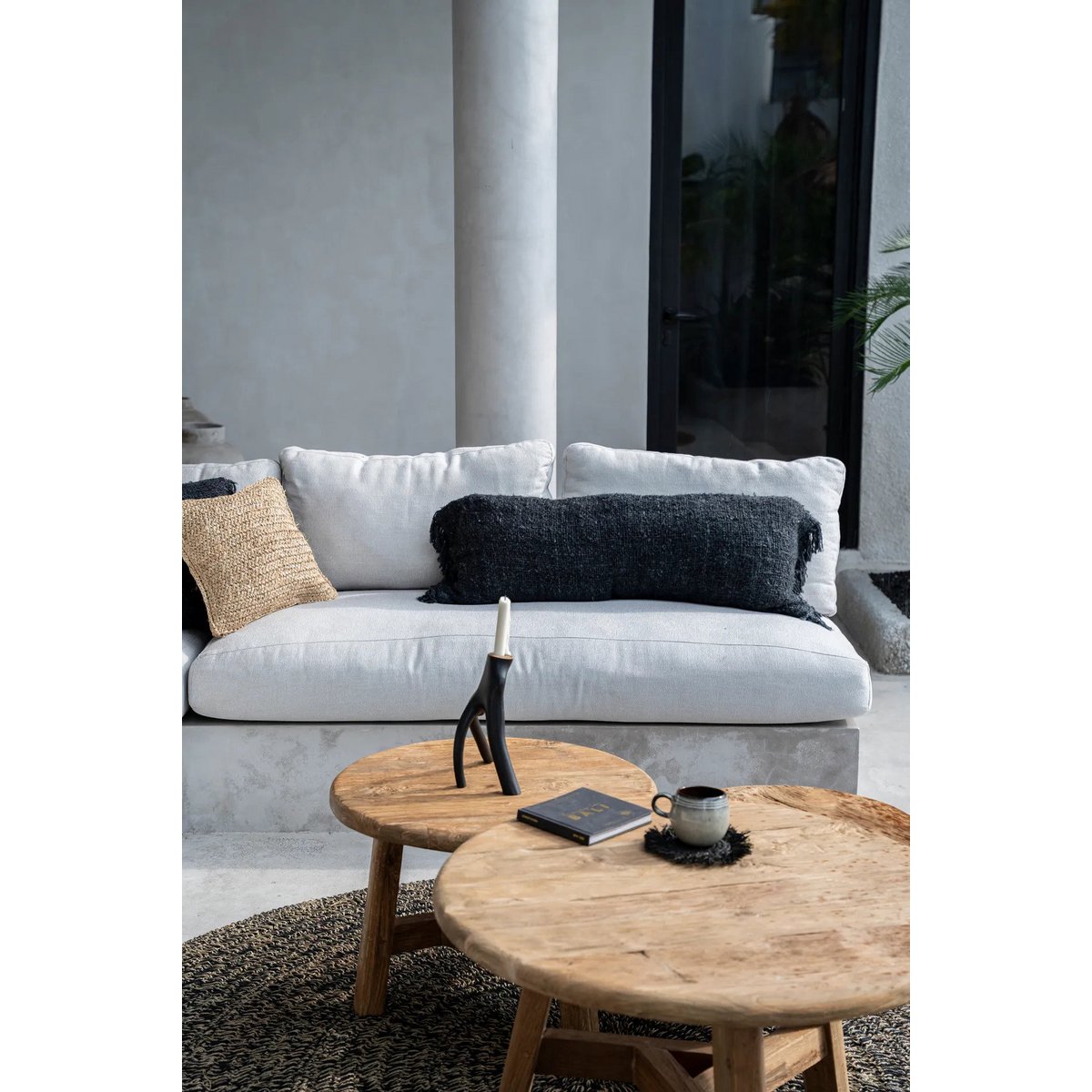 The Triple Twig Candle Holder - Black