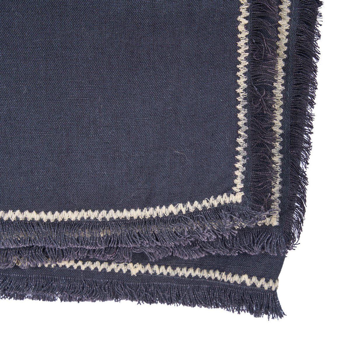 The Tuscany Tablecloth - Black Natural - 150x300
