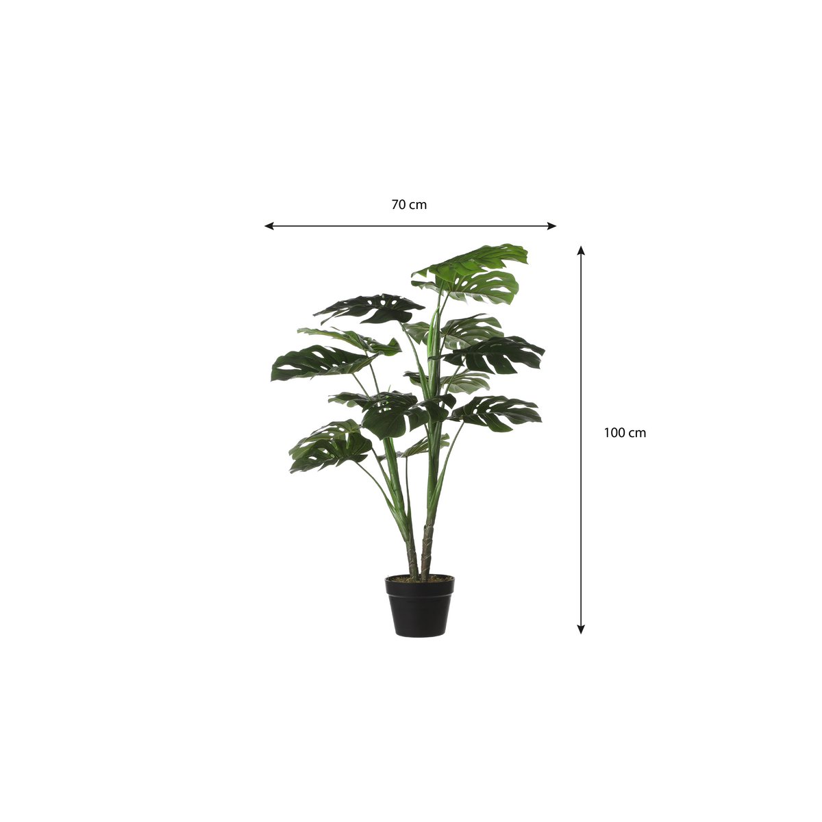 Artificial plant Monstera green