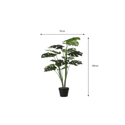Artificial plant Monstera green