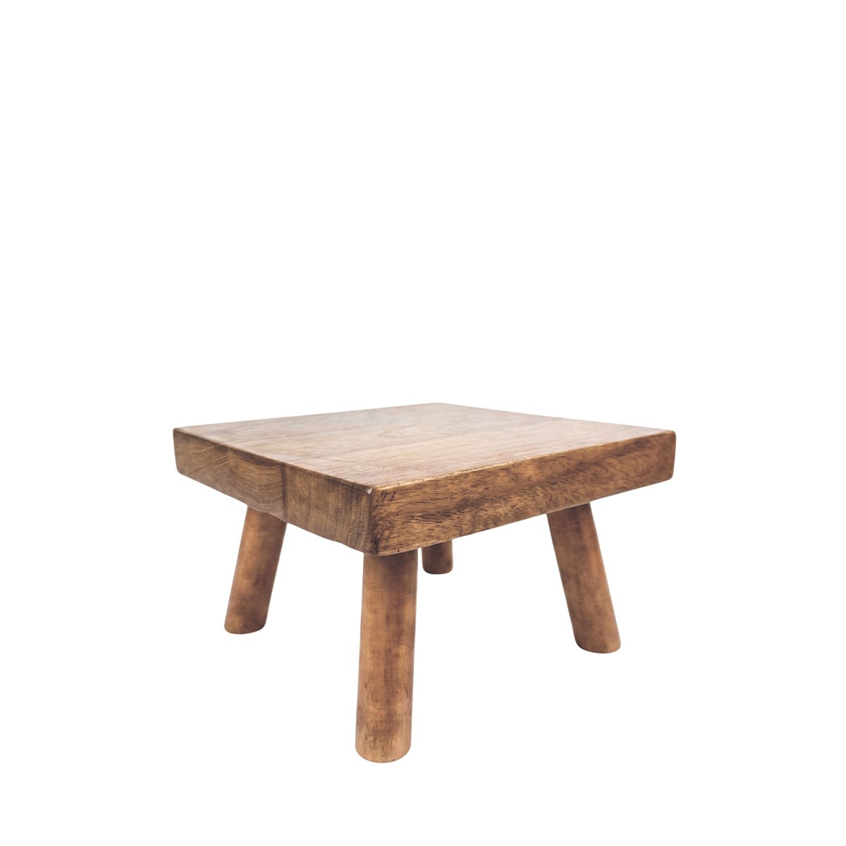 Decorative wooden support 23x23x14.5cm