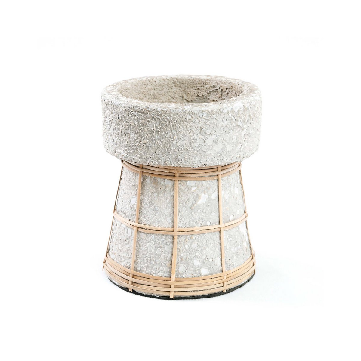 The Serene Candle Holder - Concrete Natural - M