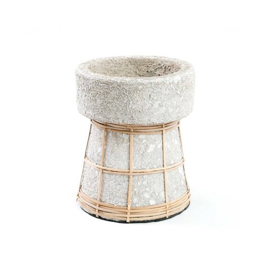 The Serene Candle Holder - Concrete Natural - M