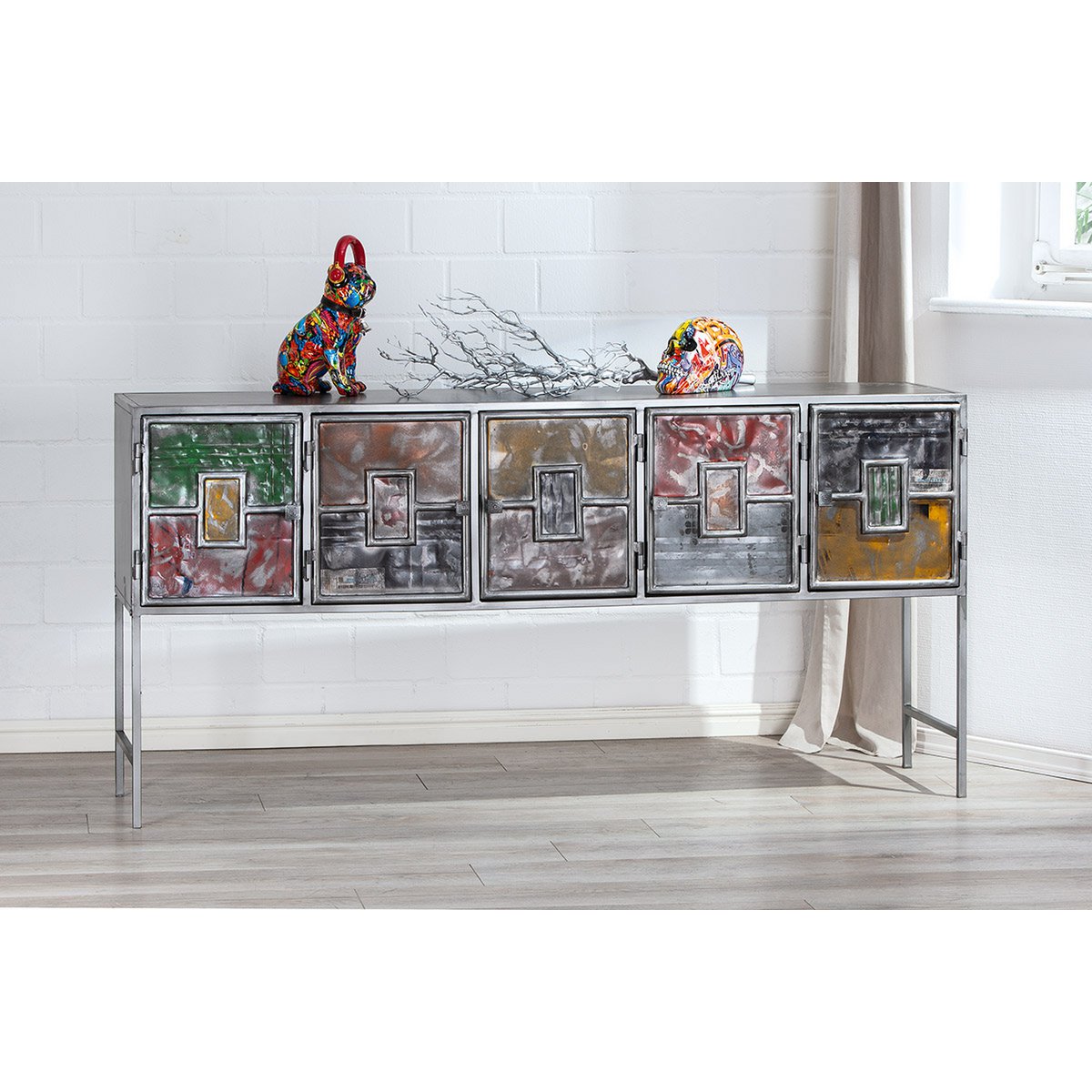 Metal sideboard "Pop Art"