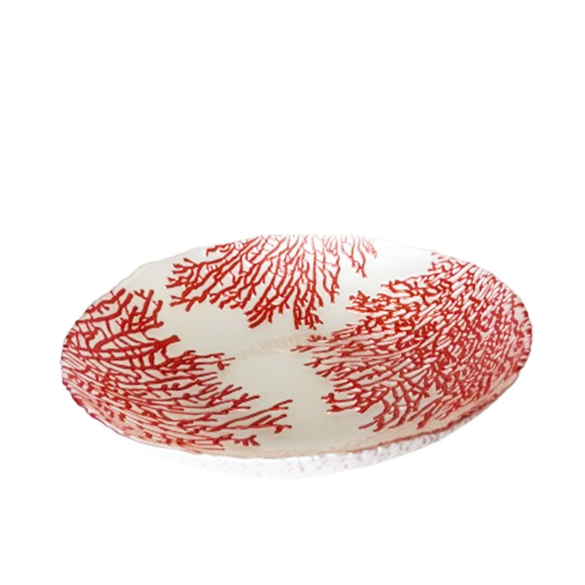 Coral fruit bowl 30x30x7cm