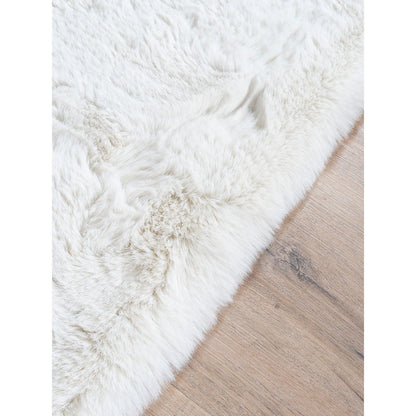 Rug Morbido Beige 2212 - pebble -shaped 200 x 280 cm