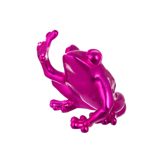 Figure frog pink H.35 cm