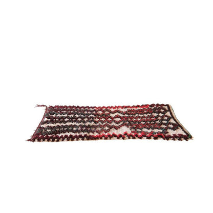 Pure wool Moroccan Berber rug 74 x 164 cm