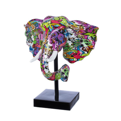 Sculpture Elephant Street Art H.62 cm