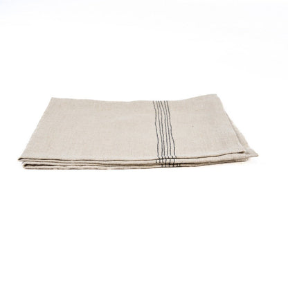 The Lint Biscuit Napkin - Natural Black - 45x45