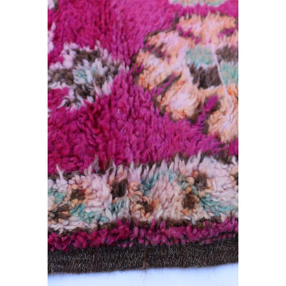 Pure wool Moroccan Berber rug 202 x 424 cm