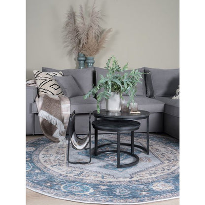Carpet Karaca Blue 03 Round ø120 cm