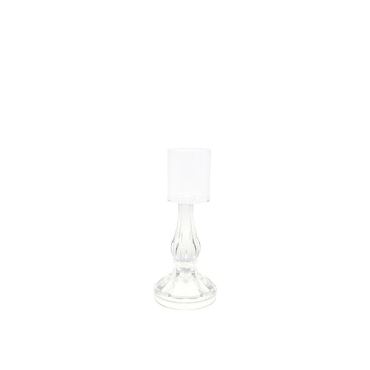 Transparent candlestier Small model H21CM