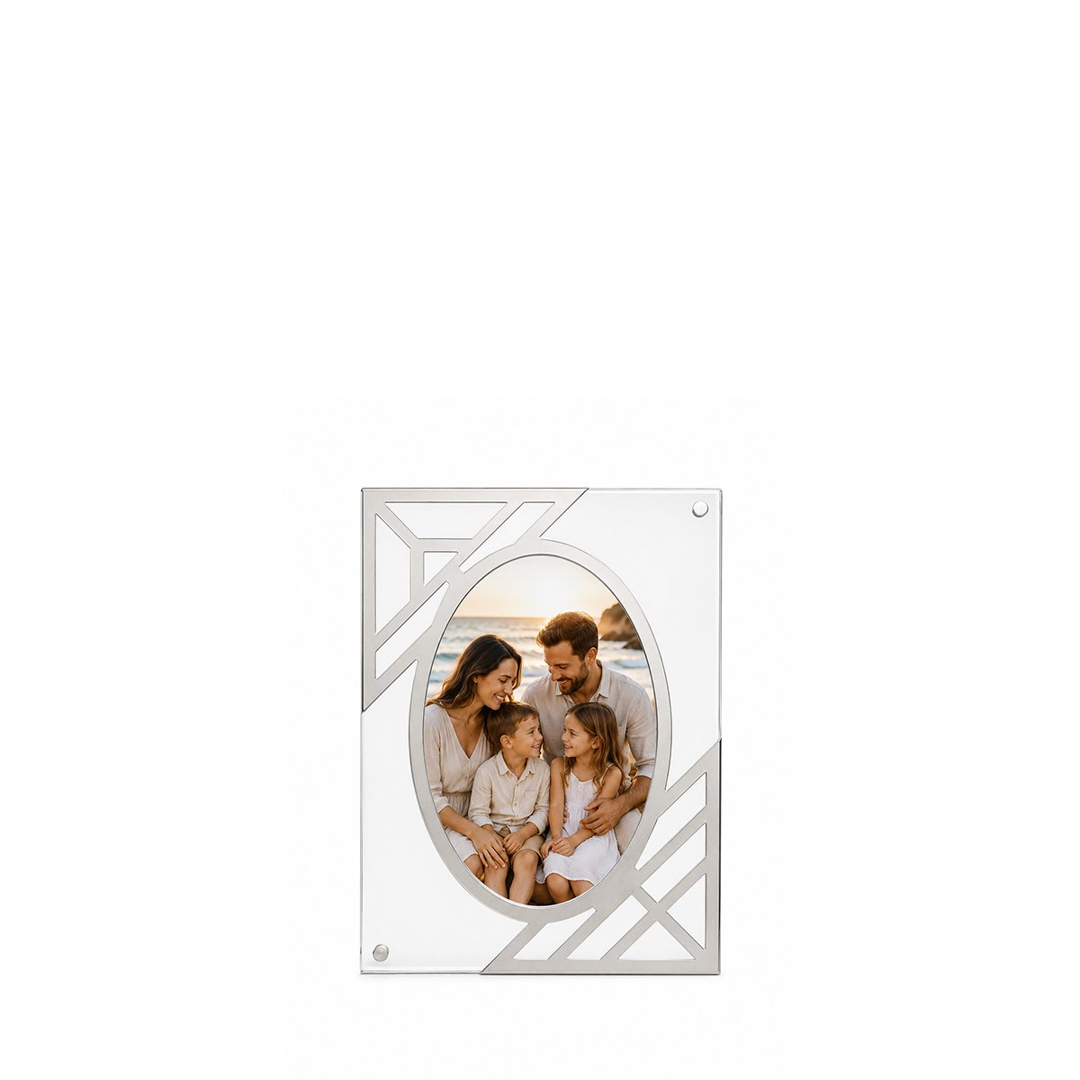 Silver acrylic frame 10x15cm