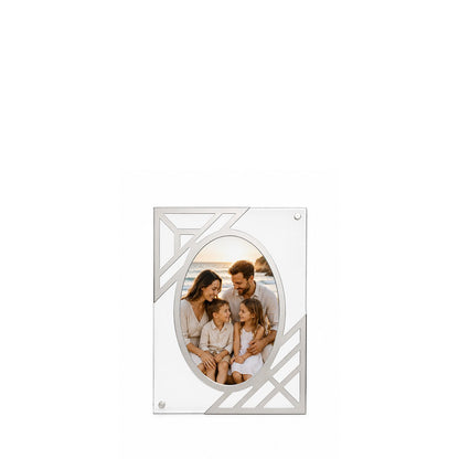 Silver acrylic frame 10x15cm
