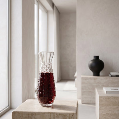 Transparent bubble glass pitcher 12x12x30cm