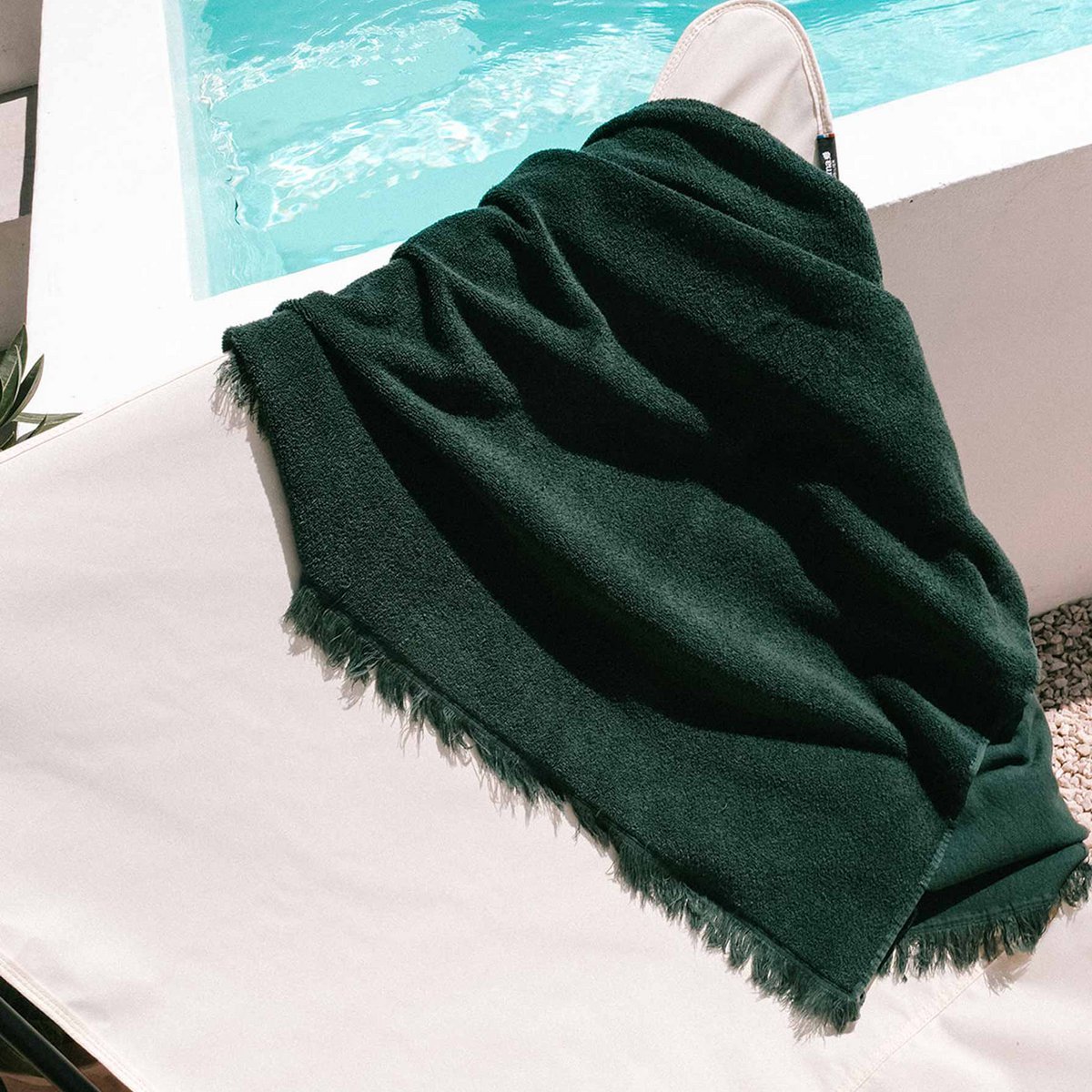 Lot de 2 serviettes invités Luna Nori 50 x 30