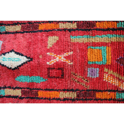 Pure wool Moroccan Berber hallway rug 67 x 344 cm