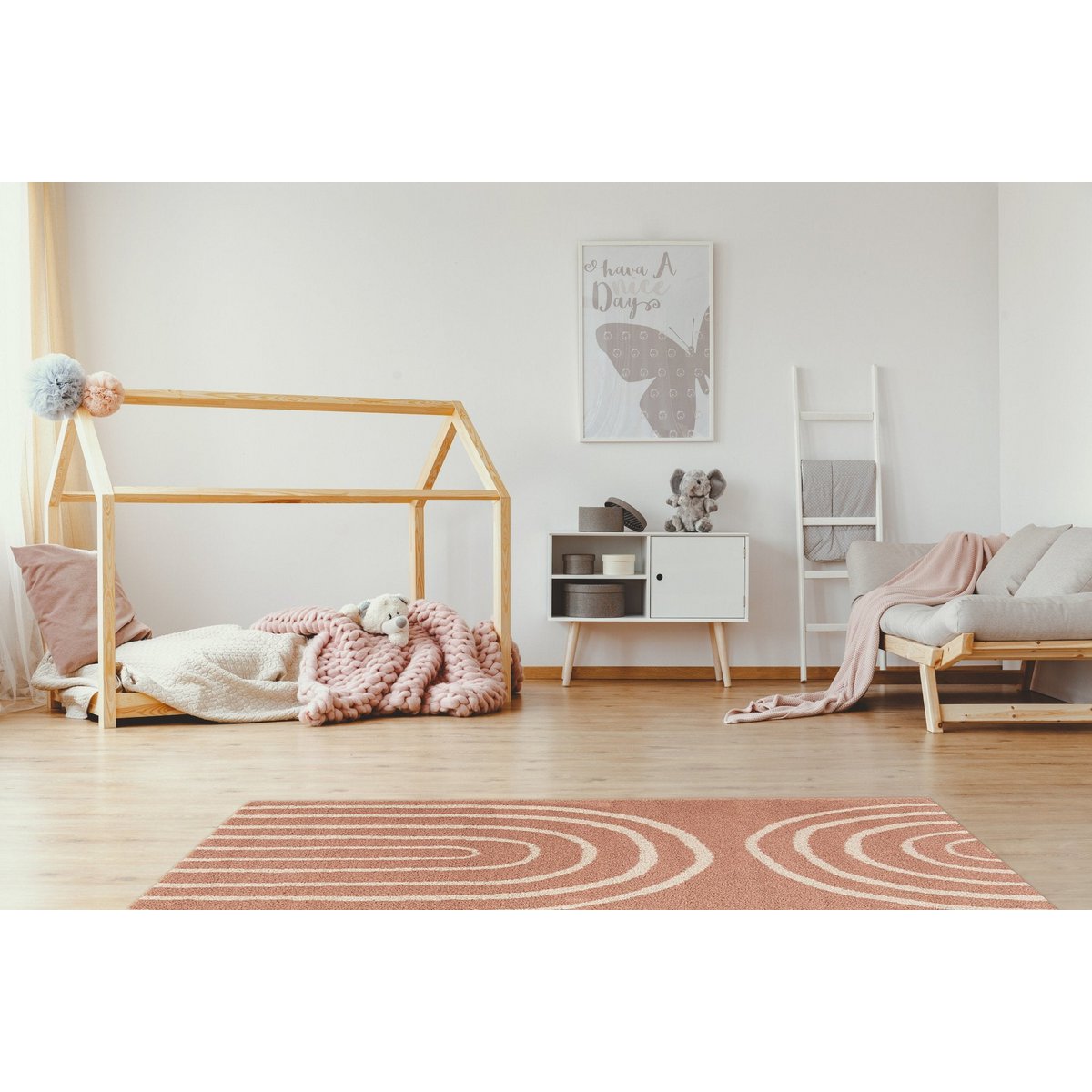 Thick and comfortable children's rug HARMONI