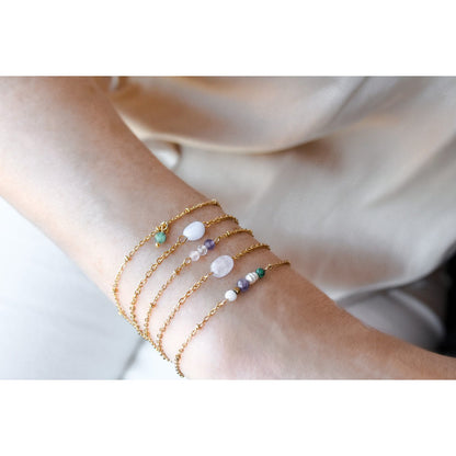 Birthstone Bracelets - Gold (can be ordered per month)