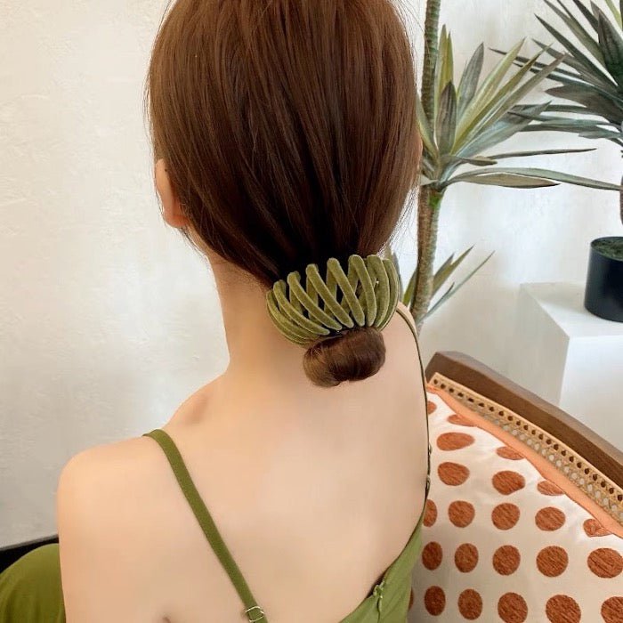 Geometric Bird Nest Elastic Hair Bubbles