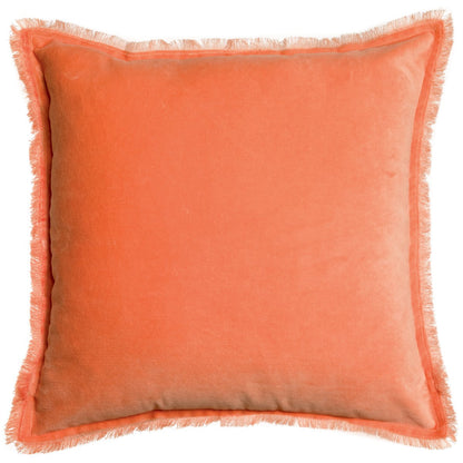 Coussin uni Fara Goyave 45 x 45