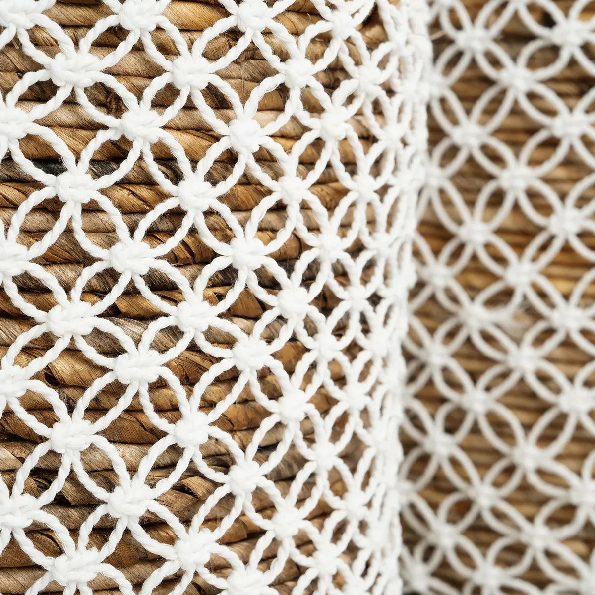 The Crossed Stitched Macrame Basket - S
