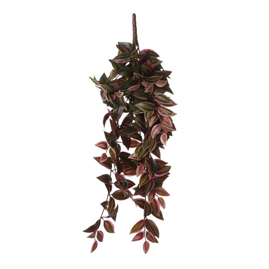Artificial hanging plant Tradescantia Dark Red