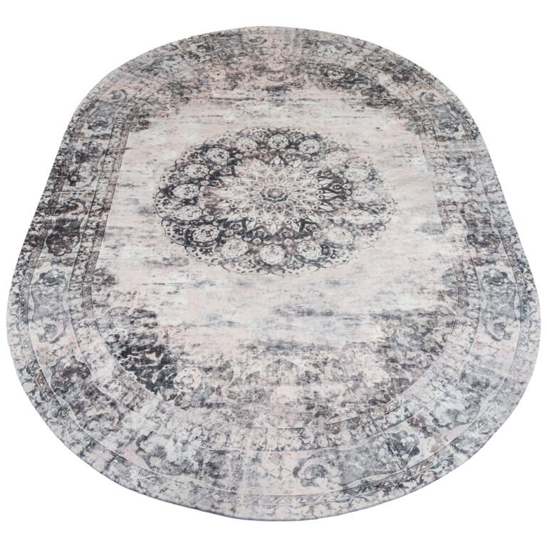 Rug Viola Anthracite – Oval 160 x 230 cm